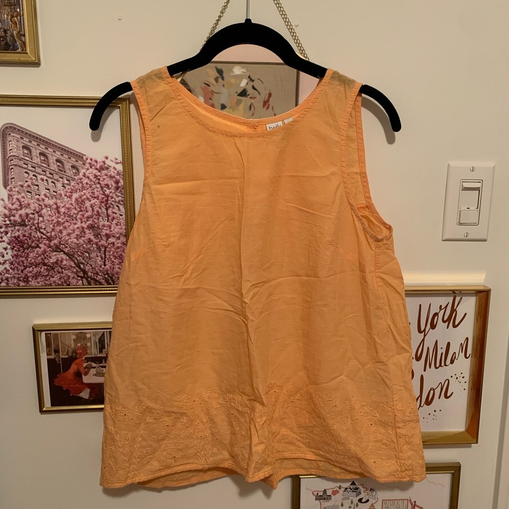 Orange chic muscle tee